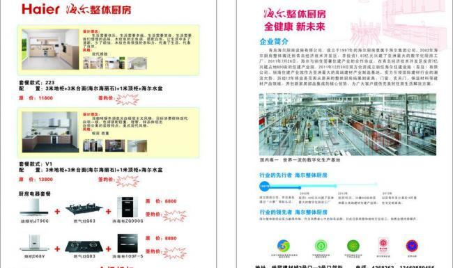 海爾整體廚房DM單圖片標(biāo)識解析與創(chuàng)意設(shè)計(jì)要點(diǎn)